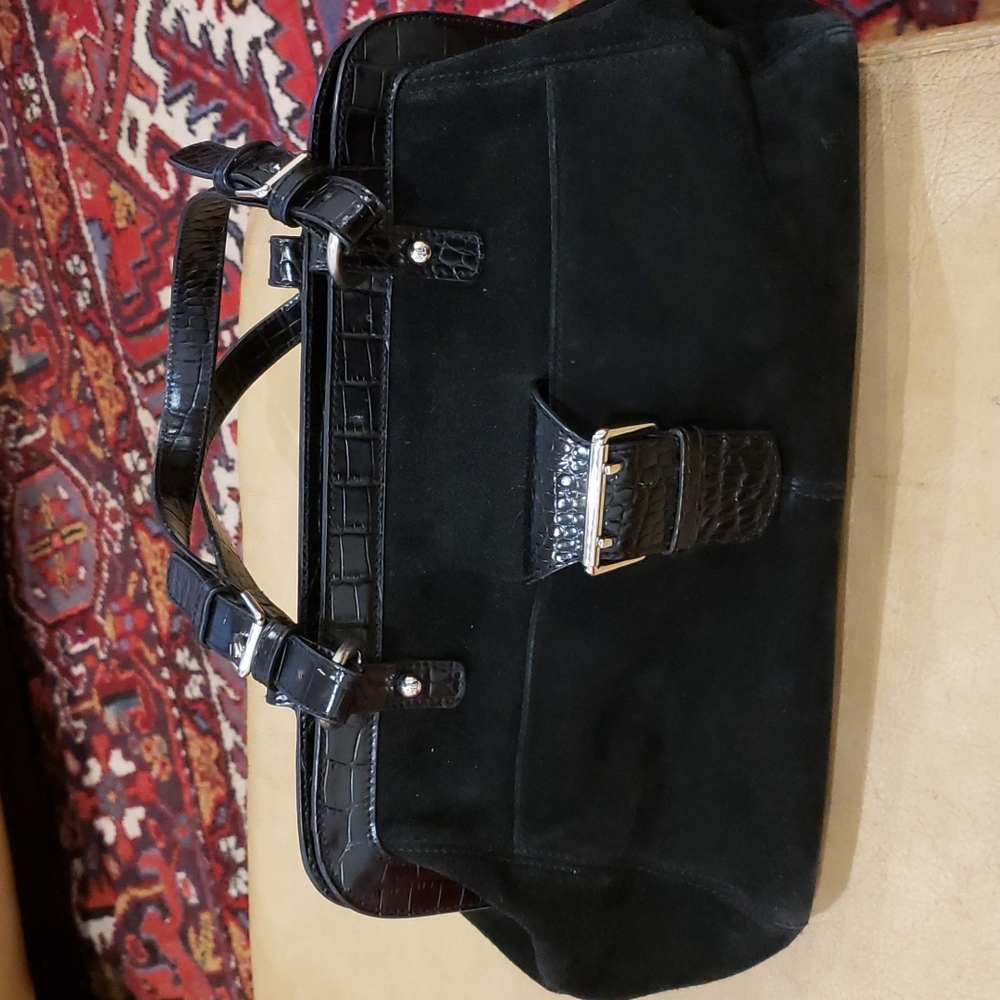 Vintage suede Ralph Lauren bag